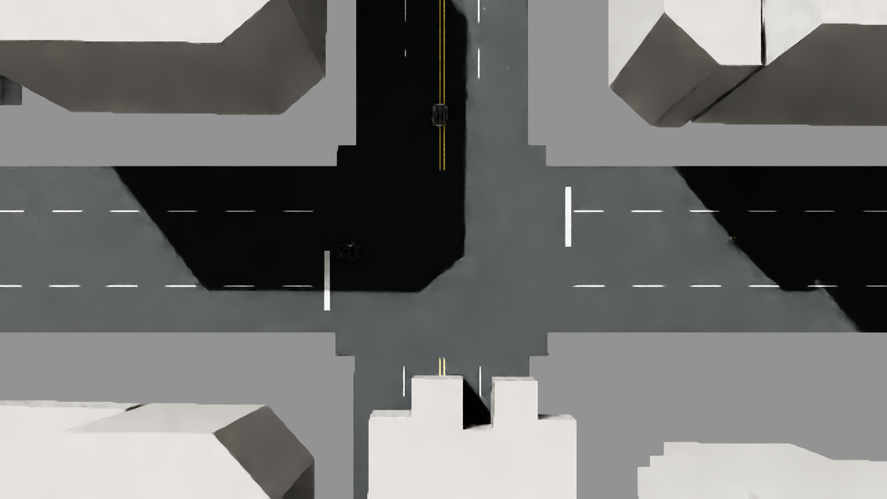 Omniverse viewport showing the Daan digital twin scene