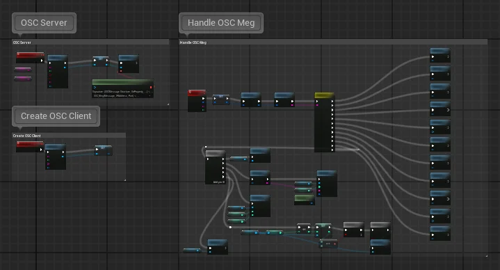 Blueprint - OSC Server, Client, and message handling