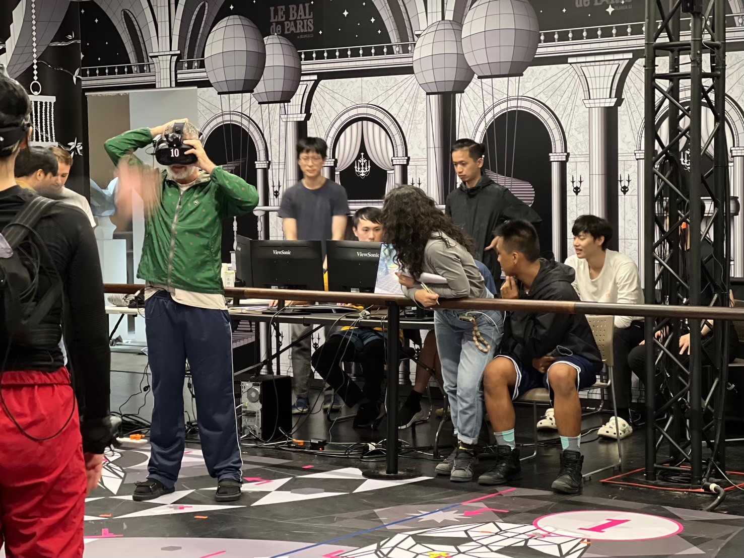 Wide view of technical control area