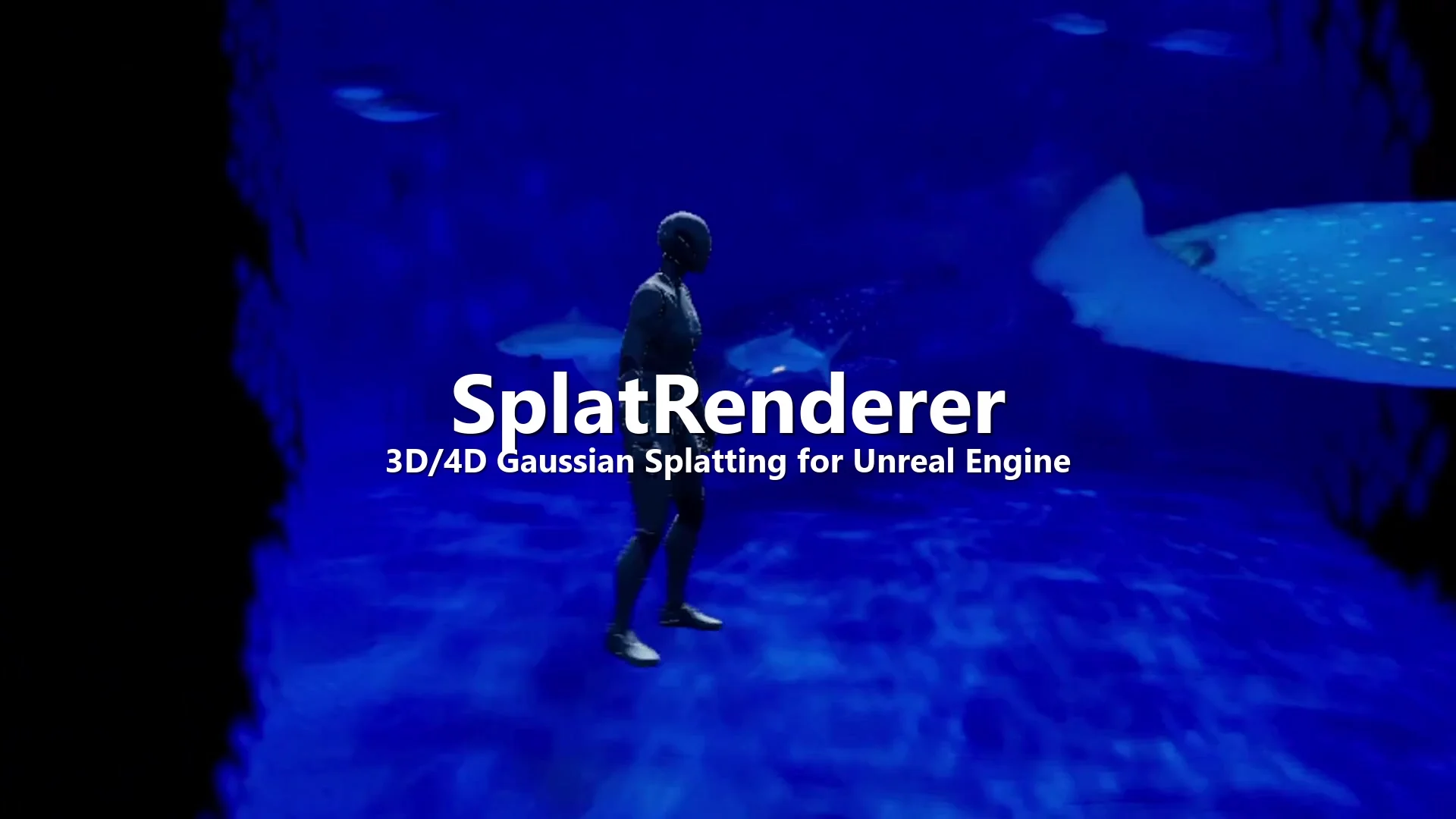 SplatRenderer: 3D/4D Gaussian Splatting for Unreal Engine