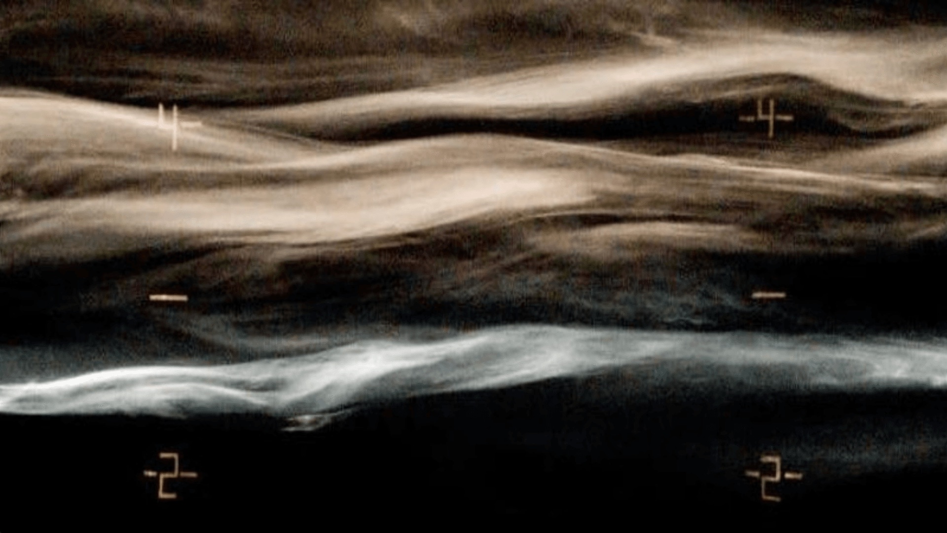 Smoke height calibration - tape markers