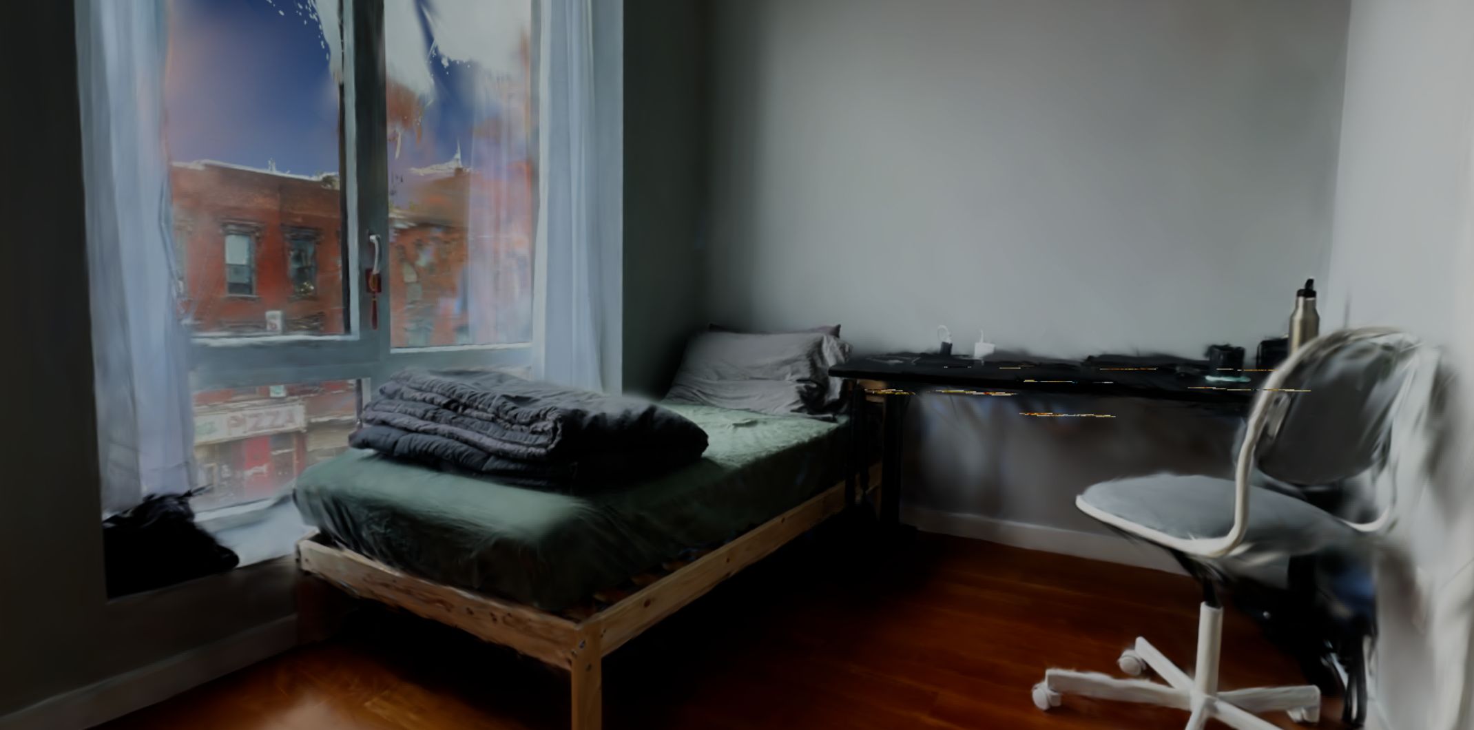 3DGS apartment - bedroom overview