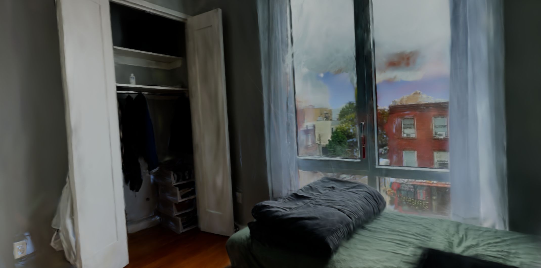 3DGS apartment - desk area